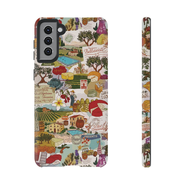 Italy Tuscany Coquette Collage Tough Premium Phone Case - For iPhone 17 Pro Max iPhone 16 Pro iPhone 15 Iphone 14 Plus 13 Pro 12 11 10 XR - Studio40ParkLane