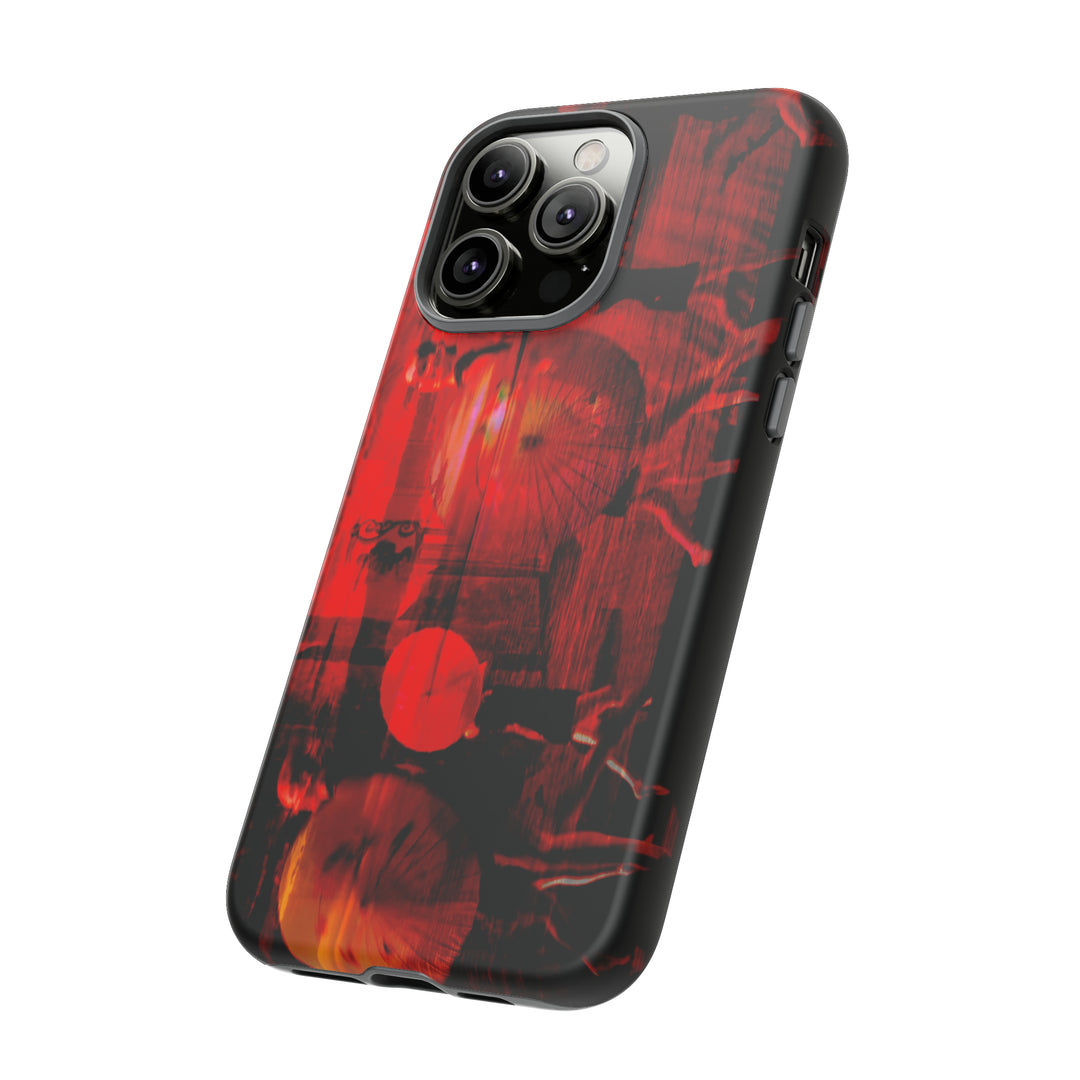 Cute IPhone Case | iPhone 15 Case | iPhone 15 Pro Max Case, Iphone 14 Case, Iphone 14 Pro Max Case IPhone Case for Art Lovers, Sunset Dance Red - Studio40ParkLane