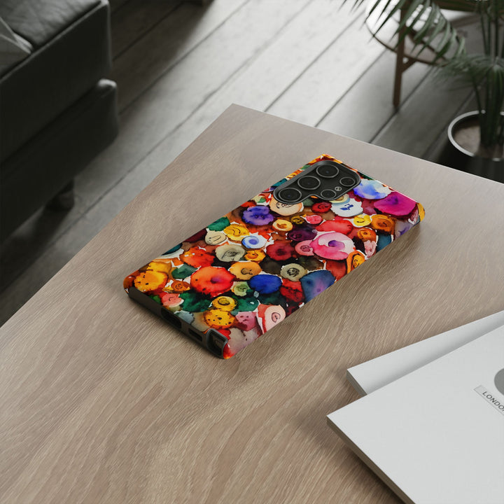 Impact Resistant, Fall Colors Buttons, Cute Phone Cases for Samsung S24, S23, S22, S21, IPhone 15 pro Iphone 14 pro Iphone 13 IPhone 12 Iphone 11 - Studio40ParkLane