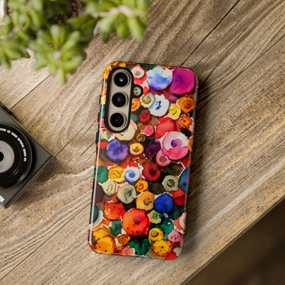 Impact Resistant, Fall Colors Buttons, Cute Phone Cases for Samsung S24, S23, S22, S21, IPhone 15 pro Iphone 14 pro Iphone 13 IPhone 12 Iphone 11