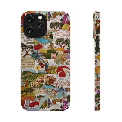Slim Italy Tuscany Coquette Collage Cute Phone Case for Iphone 17 - | iPhone 16 Pro Max Case | iPhone 15 Case Iphone 14 13 12 11 10 9 8 7 - Studio40ParkLane