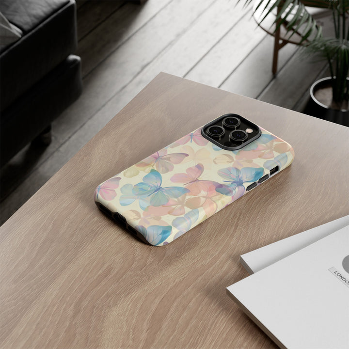 Cute Samsung Case | Cool Iphone Case | Summer Pastel Butterflies, Samsung S24, S23, S22, S21, IPhone 15 Case | Iphone 14 Case, Iphone 13 Case - Studio40ParkLane