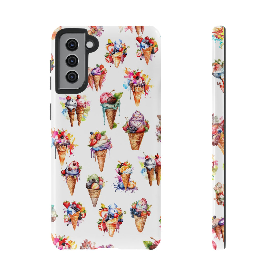Impact Resistant, Summer Icecream, Cute Phone Cases for Samsung S24, S23, S22, S21, IPhone 15 pro, Iphone 14 pro, Iphone 13 IPhone 12, Iphone 11 - Studio40ParkLane