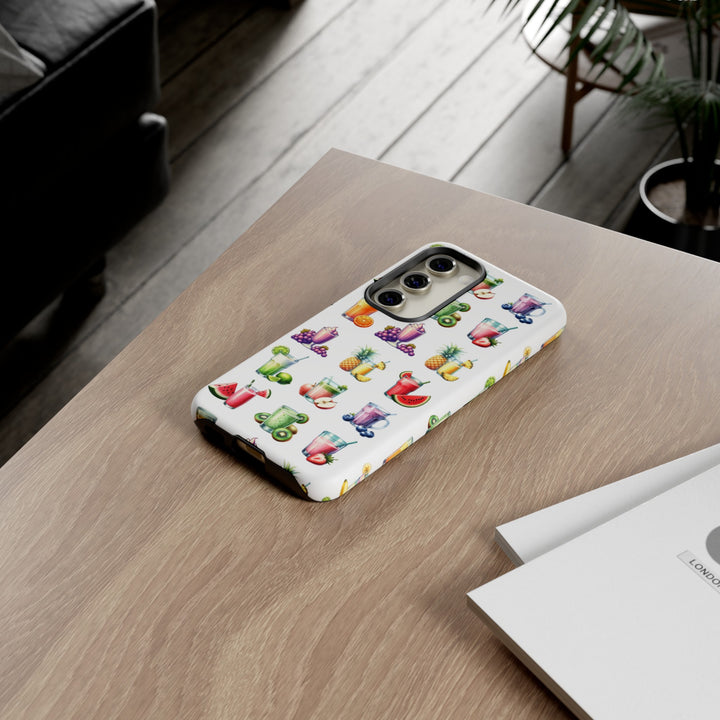Cute Samsung Case | Cool Iphone Case | Tropical Summer Fruit Cocktail, Samsung S24, S23, S22, S21, IPhone 15 Case | Iphone 14 Case, Iphone 13 Case - Studio40ParkLane