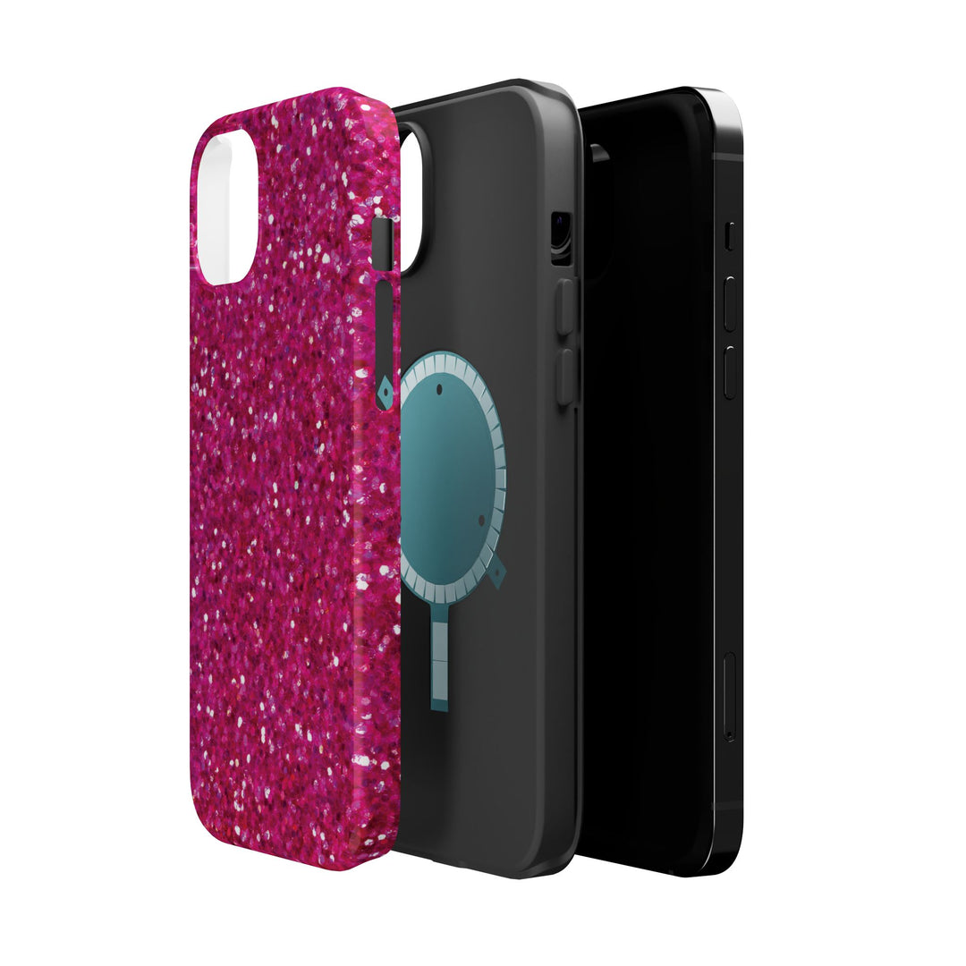 Non Glitter Pink Color Composition Magsafe Cute Phone Case for Iphone Gift for Her, | iPhone 15 Case | iPhone 15 Pro Max Case, Iphone 14, Iphone 14 Pro Max, Iphone 13, Iphone 16 - Studio40ParkLane
