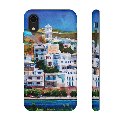 Impact Resistant, Greece House, Cute Phone Cases for Samsung S24, S23, S22, S21, IPhone 15 pro Iphone 14 pro Iphone 13 IPhone 12 Iphone 11