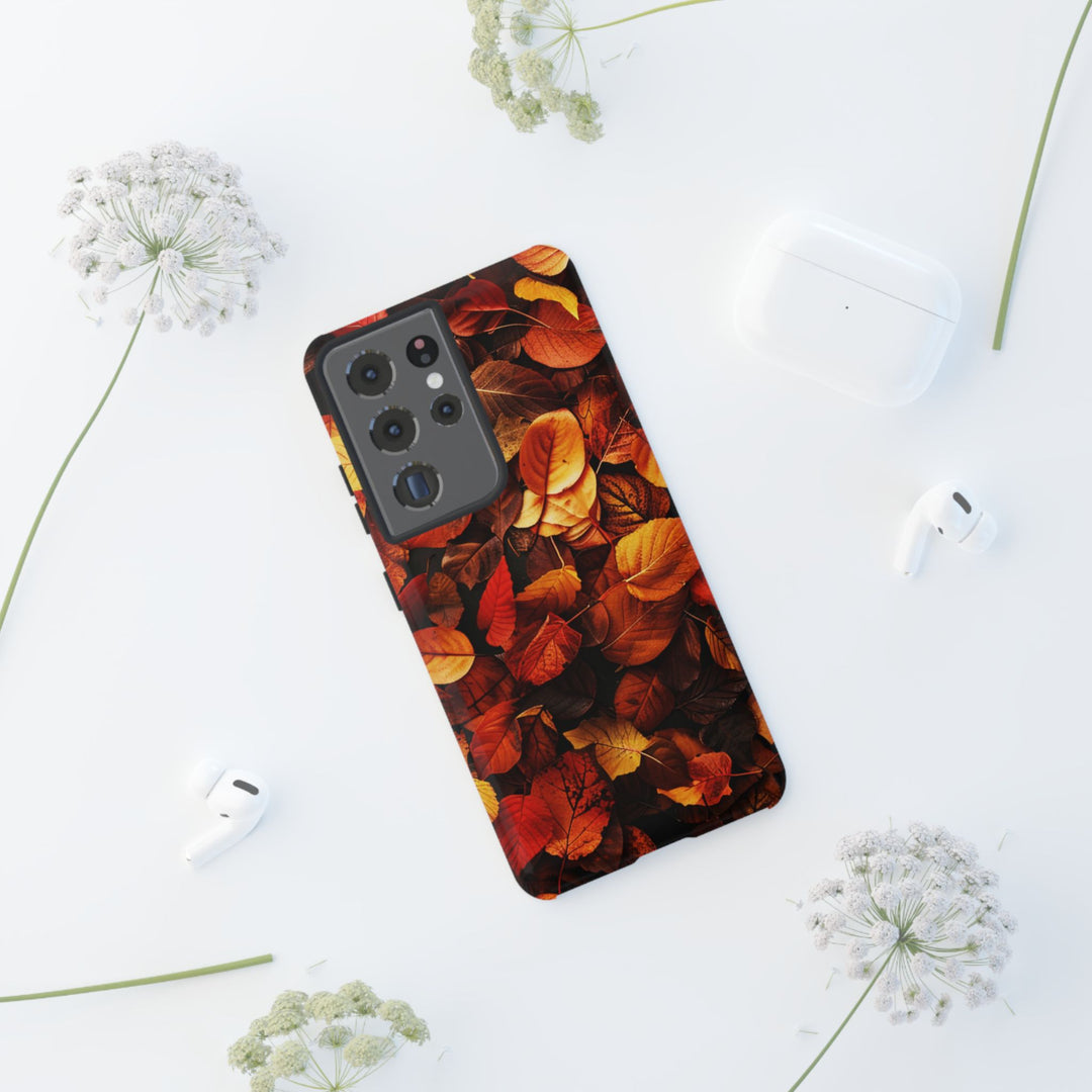 Autumn Fall Leaves Gift for Her Cute Phone Case for, Samsung Galaxy S24, S23, S22, S21, IPhone 16 Case | Iphone 15, Iphone 14, IPhone 13 Case - Studio40ParkLane