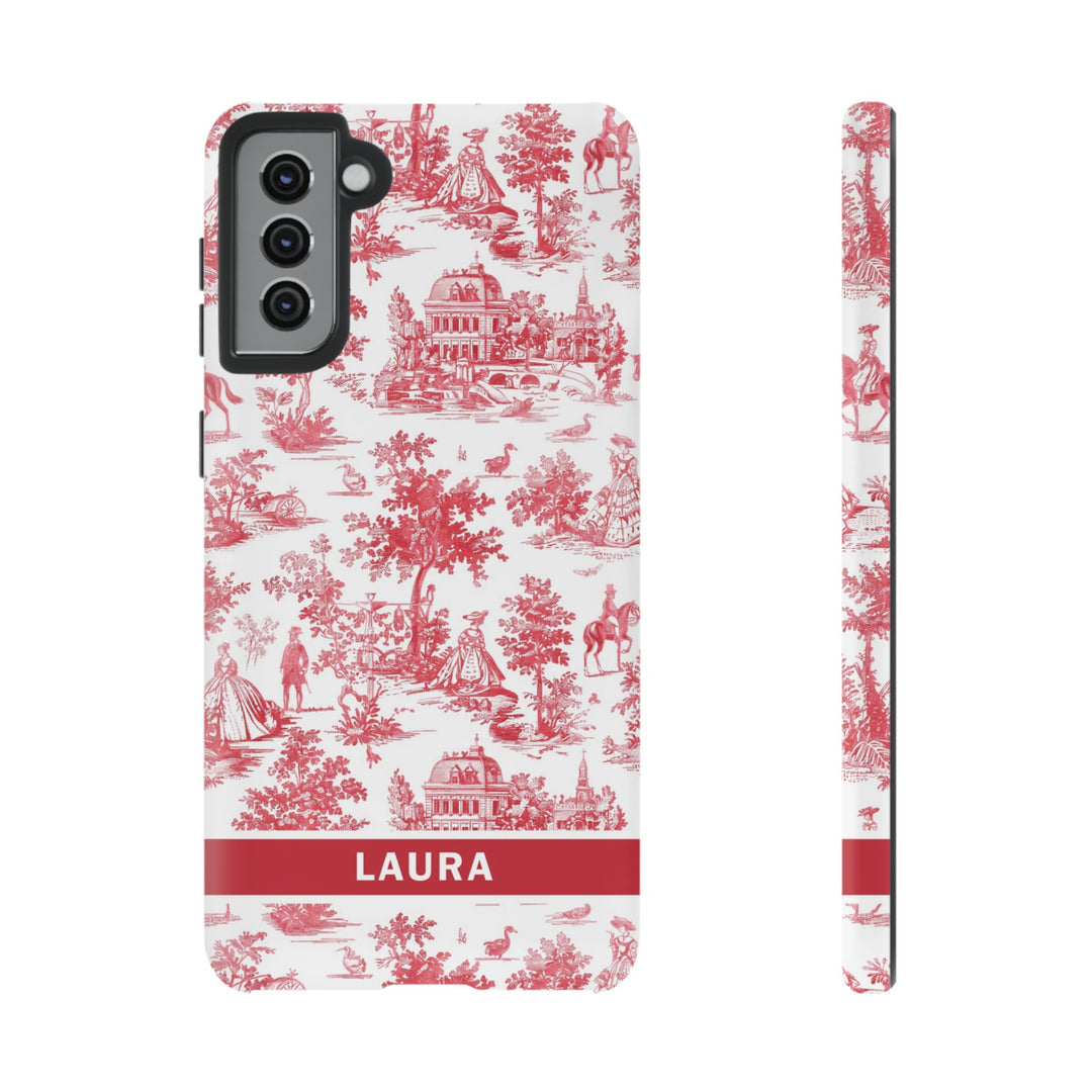 Premium Tough Personalized Initial Custom Gift Cute Phone Cases for Samsung Galaxy S24, S23, S22, S21 Plus, Ultra, Iphone 16, 15, 14 Pro Max - Studio40ParkLane
