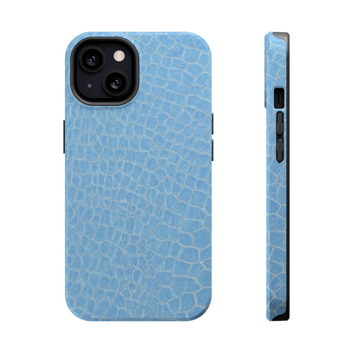 Non Leather Blue Color Pattern Magsafe Cute Phone Case for Iphone Gift for Her, | iPhone 15 Case | iPhone 15 Pro Max Case, Iphone 14, Iphone 14 Pro Max, Iphone 13, Iphone 16 - Studio40ParkLane