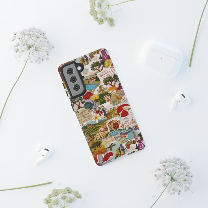 Italy Tuscany Coquette Collage Tough Premium Phone Case - For iPhone 17 Pro Max iPhone 16 Pro iPhone 15 Iphone 14 Plus 13 Pro 12 11 10 XR - Studio40ParkLane