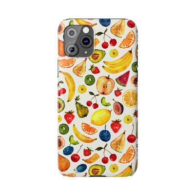 Fruit Mix Display Slim Cute Phone Cases for Iphone  | iPhone 15 Case | iPhone 15 Pro Max Case, Iphone 14, Iphone 14 Pro Max, Iphone 13