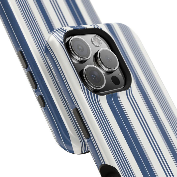 MagSafe Cute Phone Case, Coastal Striped Phone Case for iPhone 17 16 15 14 13 12 Pro Max, Samsung S26 S25 S24 Ultra case - Studio40ParkLane
