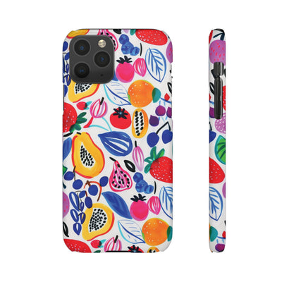 Snap Summer Fruit Gift for Her Cute Phone Cases for Samsung Galaxy S24, S23, S22, S21, S20, Plus, Ultra, Iphone 16, 15, 14, Pro and Max