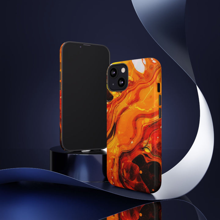 Impact Resistant, Fall Colors Marble, Cute Phone Cases for Samsung S24, S23, S22, S21, IPhone 15 pro Iphone 14 pro Iphone 13 IPhone 12 Iphone 11 - Studio40ParkLane