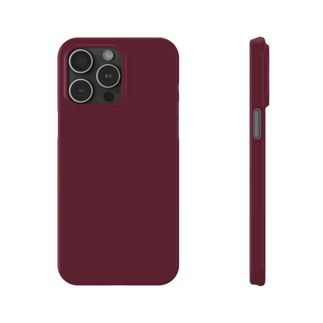 Slim Burgundy Maroon Gift for Her Aesthetic Cute Phone Case for Iphone 16 - | iPhone 15 Pro Max Case | iPhone 14 Case 13 12 11 10 9 8 7 - Studio40ParkLane