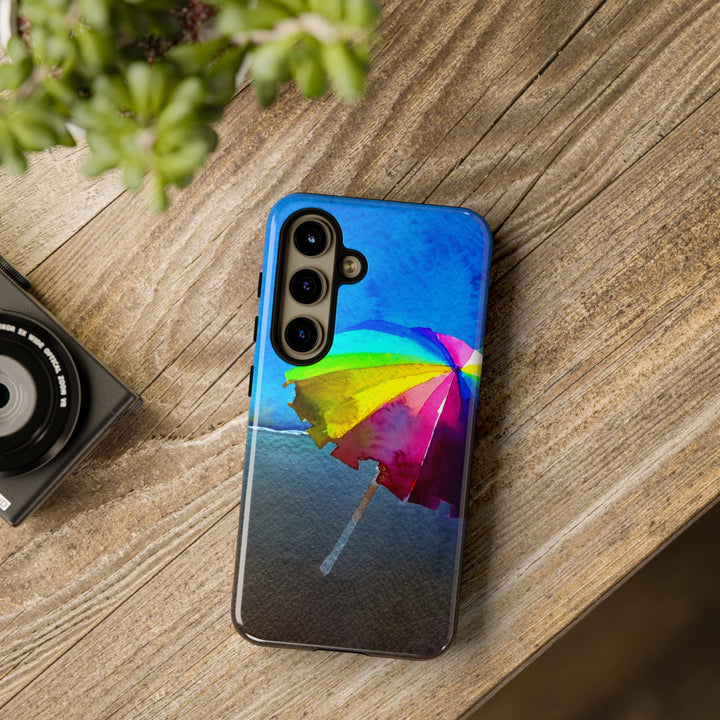 Cute Samsung Case | Cool Iphone Case | Summer Colorful Beach Parasol, Samsung S24, S23, S22, S21, IPhone 15 Case | Iphone 14 Case, Iphone 13 Case - Studio40ParkLane