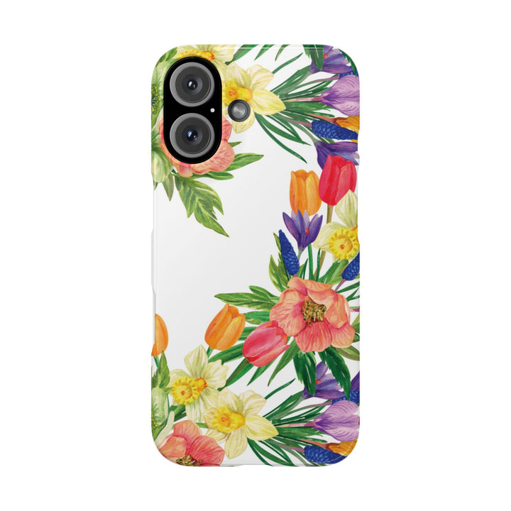 Sleek Snap Spring Summer Flowers Cute Phone Case for iPhone 16 15 14 13 12 11 X Xs Max Xr Pro Plus Samsung Galaxy S24 S23 S22 S21 S20 Ultra