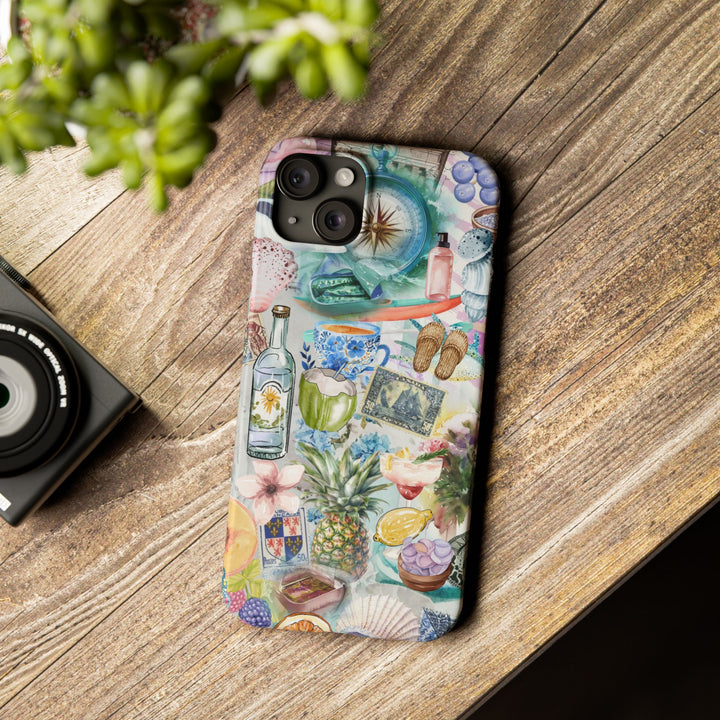 Slim Travel Coquette Collage Slim Cute Phone Cases for Iphone | iPhone 15 Case | iPhone 15 Pro Max Case, Iphone 14, Iphone 14 Pro Max, Iphone 13 - Studio40ParkLane