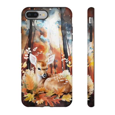 Autumn Fall Deer Forest Gift for Her Cute Phone Case for, Samsung Galaxy S24, S23, S22, S21, IPhone 16 Case | Iphone 15, Iphone 14, IPhone 13 Case