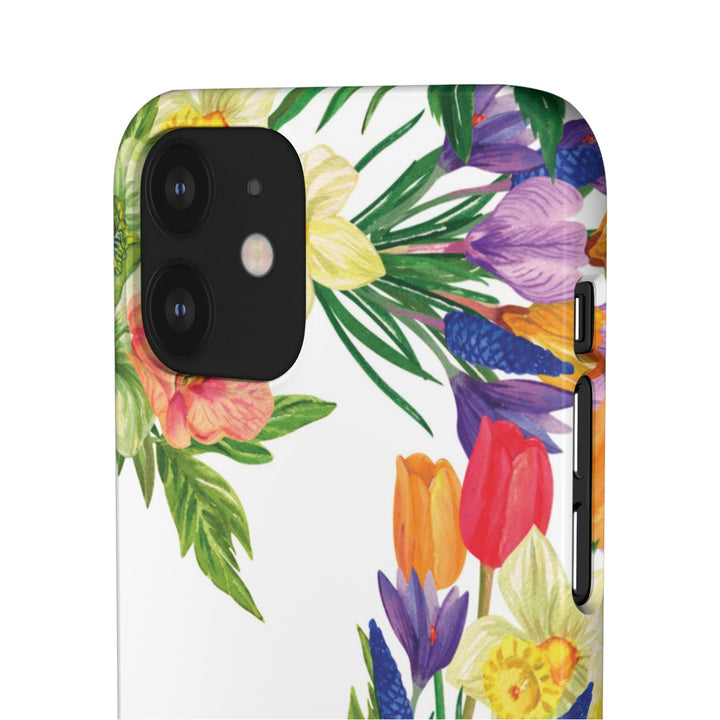 Sleek Snap Spring Summer Flowers Cute Phone Case for iPhone 16 15 14 13 12 11 X Xs Max Xr Pro Plus Samsung Galaxy S24 S23 S22 S21 S20 Ultra