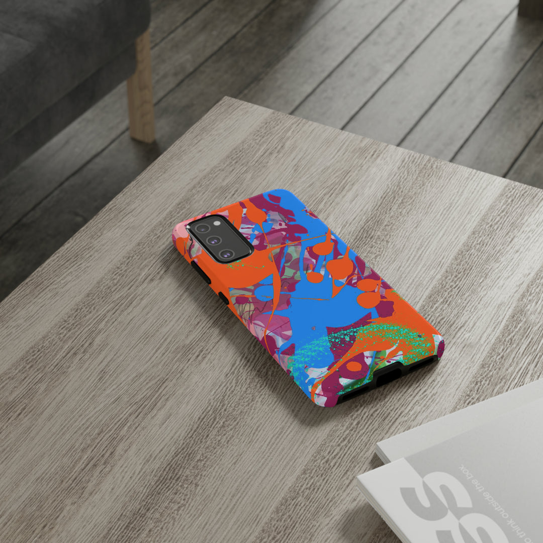 Samsung Galaxy Phone Case | Galaxy S23, S22, S21, S20 | Luxury Case Double Layered | Impact Resistant | Fashionable - Paint Spill 1 - Studio40ParkLane