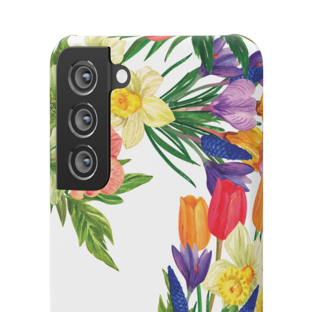 Sleek Snap Spring Summer Flowers Cute Phone Case for iPhone 16 15 14 13 12 11 X Xs Max Xr Pro Plus Samsung Galaxy S24 S23 S22 S21 S20 Ultra