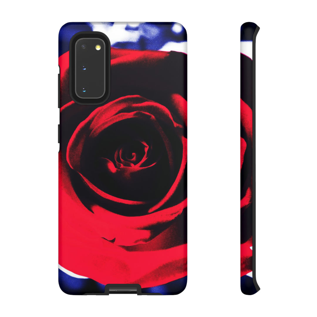 Cute Samsung Phone Case | Aesthetic Samsung Phone Case | Red Rose | Galaxy S23, S22, S21, S20 | Luxury Double Layer | Cool - Studio40ParkLane