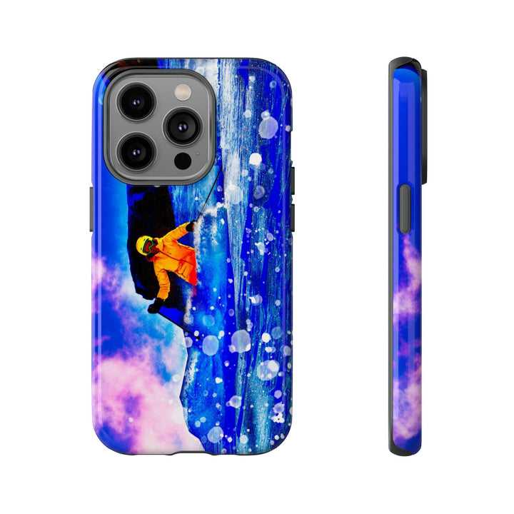 Cute IPhone Case | iPhone 15 Case | iPhone 15 Pro Max Case, Iphone 14 Case, Iphone 14 Pro Max Case IPhone Case for Art Lovers, Skier Mountain - Studio40ParkLane