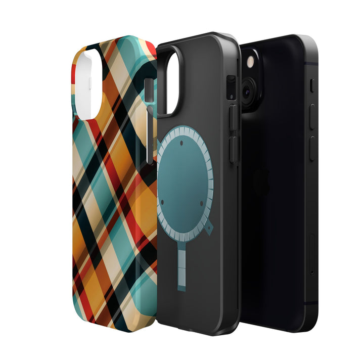 Checkered Plaid Magsafe Gift for Her Cute Phone Case for Iphone, | iPhone 16 | iPhone 15 Pro Max, Iphone 14 Pro Max, 13 12 11 10 9 8 7 - Studio40ParkLane