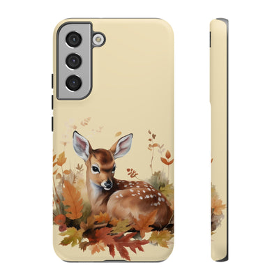 Autumn Fall Deer Gift for Her Cute Phone Case for, Samsung Galaxy S24, S23, S22, S21, IPhone 16 Case | Iphone 15, Iphone 14, IPhone 13 Case