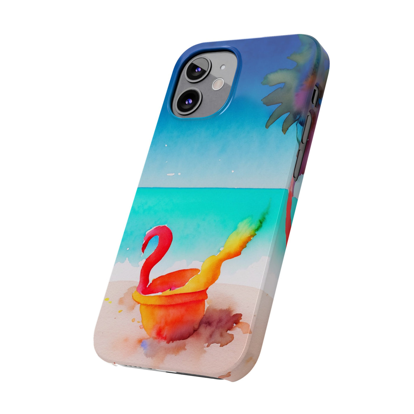 Slim Cute Phone Cases for Iphone - | iPhone 15 Case | iPhone 15 Pro Max Case, Iphone 14 Case, Iphone 14 Pro Max, Iphone 13, Summer Beach Bucket