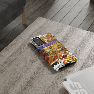 Impact Resistant, Pecan Pie Abstract, Cute Phone Cases for Samsung S24, S23, S22, S21, IPhone 15 pro Iphone 14 pro Iphone 13 IPhone 12 Iphone 11