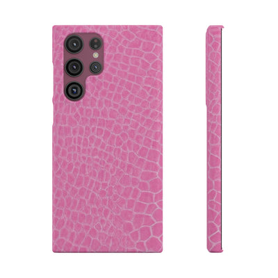 Snap Non Leather Pink Color Pattern Gift for Her Cute Phone Cases for Samsung Galaxy S24, S23, S22, S21, S20, Plus, Ultra, Iphone 16, 15, 14, Pro and Max - Studio40ParkLane