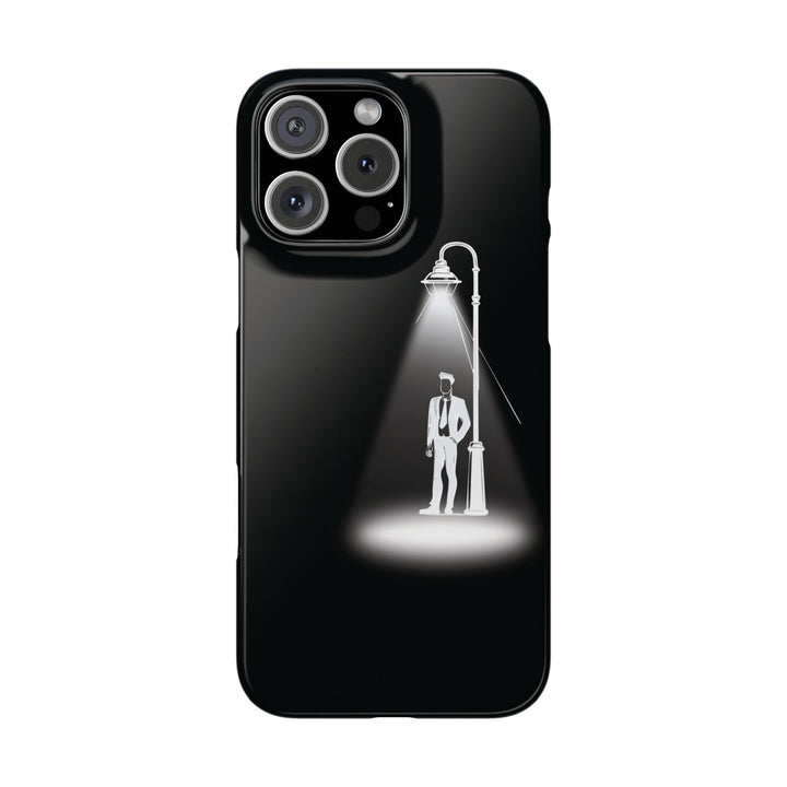 Slim Mystery Man Spotlight Gift for Her Cute Phone Cases for Iphone 16 Pro Max | iPhone 15 Case | iPhone 15 Pro Max Case, Iphone 14, 13, 12, 11, 10, 8, 7 - Studio40ParkLane