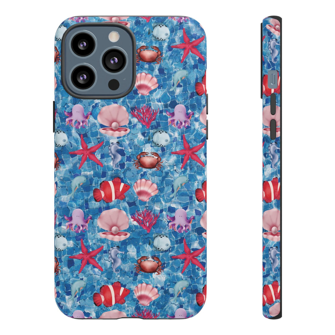 Cute IPhone Case | Under The Sea, iPhone 15 Case | iPhone 15 Pro Case, Iphone 14 Case, Iphone 14 Pro Max Case, Protective Iphone Case - Studio40ParkLane