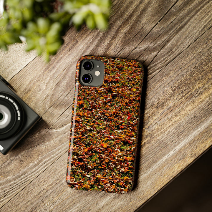 Slim Cute Phone Cases for Iphone - | iPhone 15 Case | iPhone 15 Pro Max Case, Iphone 14 Case, Iphone 14 Pro Max, Iphone 13, New England Fall Leaves - Studio40ParkLane