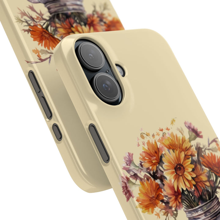 Slim Fall Autumn Leaves Cute Phone Cases for Iphone 16 | iPhone 15 Case | iPhone 15 Pro Max Case, Iphone 14, Iphone 14 Pro Max, Iphone 13, Slim Mom Dad Gift - Studio40ParkLane