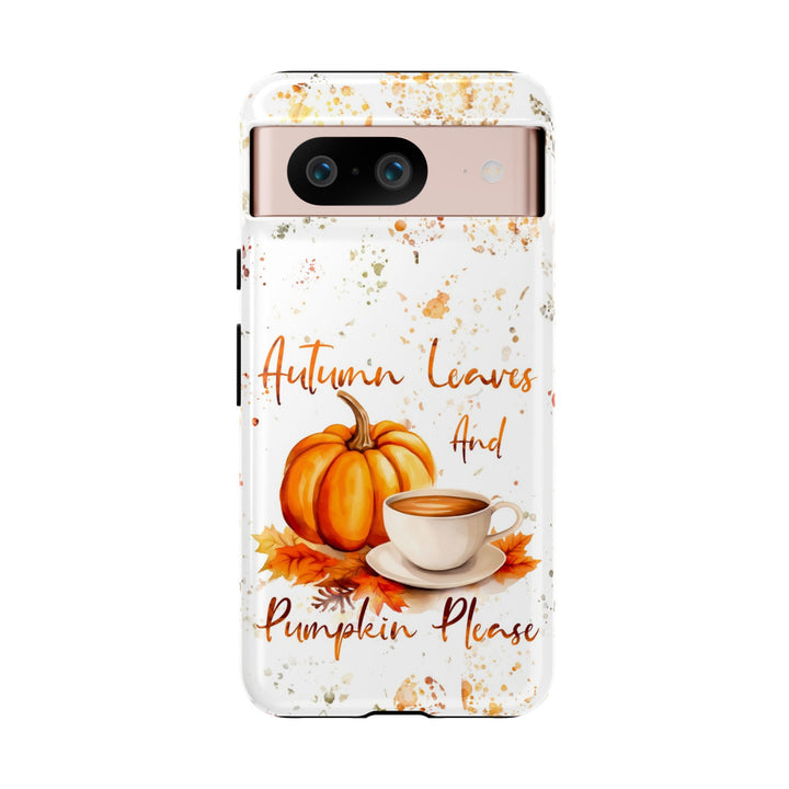 Impact Resistant, Fall Leaves Pumpkin Pie, Cute Phone Cases for Samsung S24, S23, S22, S21, IPhone 15 pro Iphone 14 pro Iphone 13 IPhone 12 Iphone 11 - Studio40ParkLane