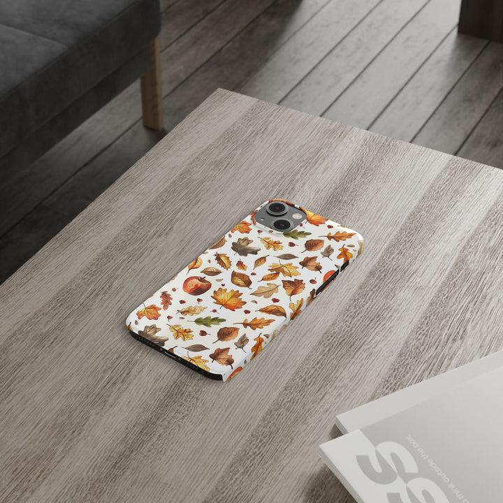 Slim Fall Autumn Leaves Gift for Her Cute Phone Cases for Iphone 16 | iPhone 15 Case | iPhone 15 Pro Max Case, Iphone 14, Iphone 14 Pro Max, Iphone 13, Slim - Studio40ParkLane