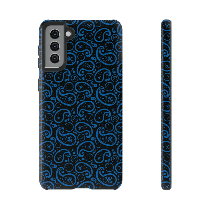 Samsung Galaxy Phone Case | Galaxy S23, S22, S21, S20 | Luxury Case Double Layered | Impact Resistant | Fashionable - Paisley 4 - Studio40ParkLane