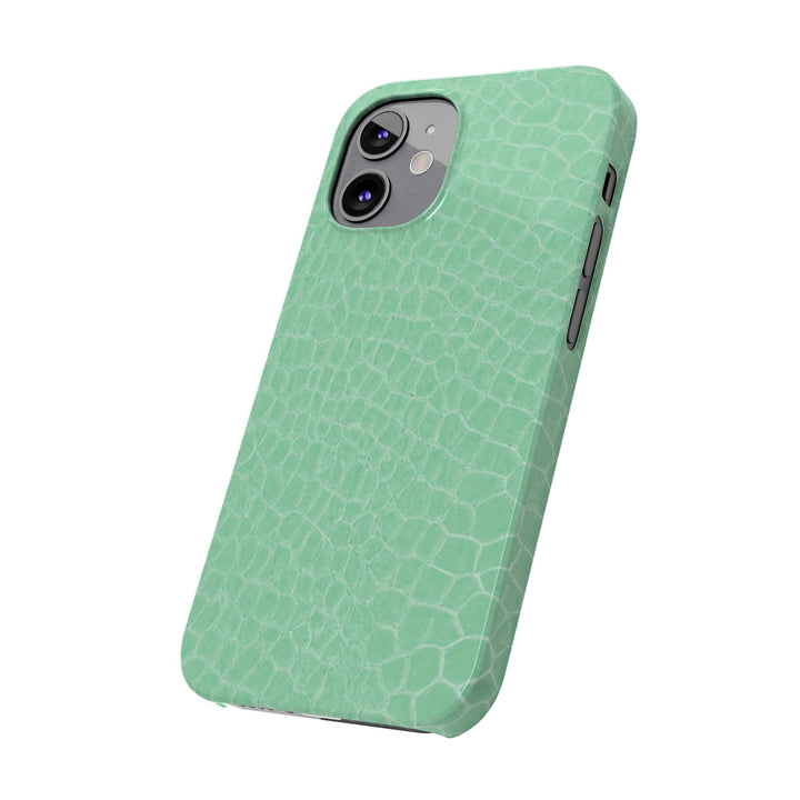 Slim Non Leather Mint Color Pattern Gift for Her Cute Phone Cases for Iphone 16 Pro Max | iPhone 15 Case | iPhone 15 Pro Max Case, Iphone 14, 13, 12, 11, 10, 8, 7 - Studio40ParkLane