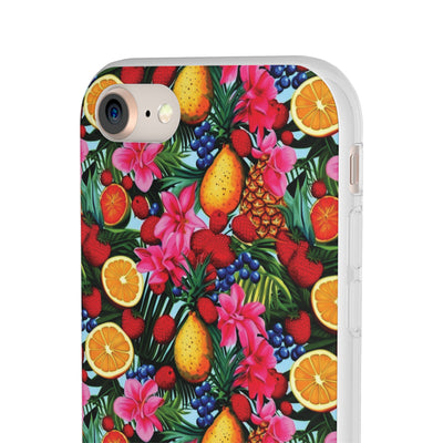 Cute Flexi Phone Cases, For Iphones and Samsung Galaxy Phones, Summer Mixed Fruit, Galaxy S23 Phone Case, Samsung S22 Case, Samsung S21, Iphone 15, Iphone 14, Iphone 13