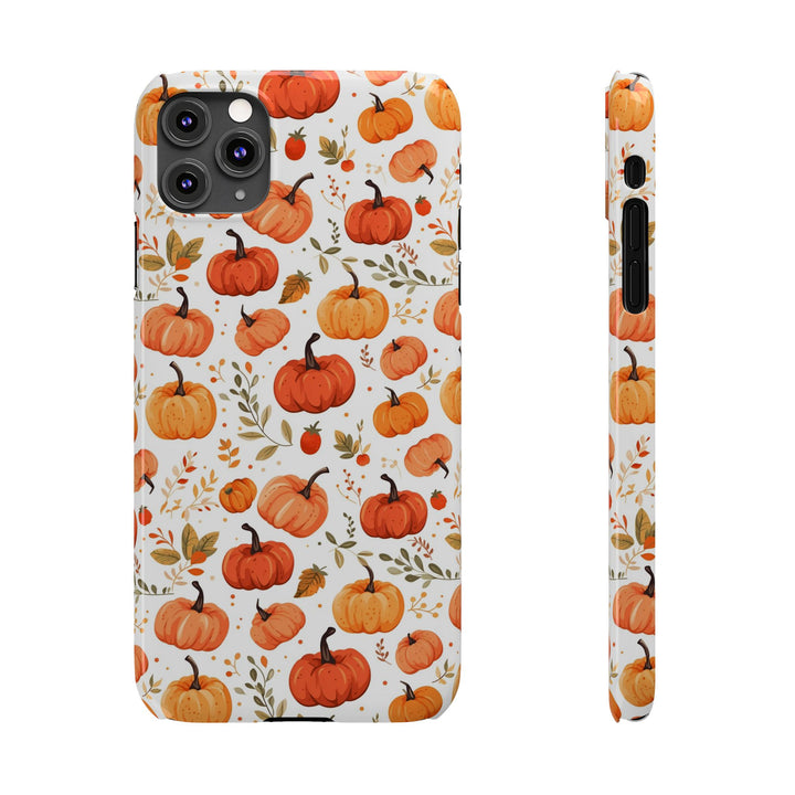Slim Fall Autumn Pumpkins Gift for Her Cute Phone Cases for Iphone 16 | iPhone 15 Case | iPhone 15 Pro Max Case, Iphone 14, Iphone 14 Pro Max, Iphone 13, Slim - Studio40ParkLane