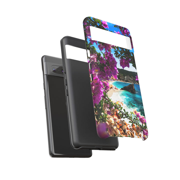 Impact Resistant, Bougainvillea Seaview, Cute Phone Cases for Samsung S24, S23, S22, S21, IPhone 15 pro Iphone 14 pro Iphone 13 IPhone 12 Iphone 11 - Studio40ParkLane