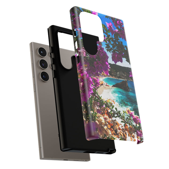 Impact Resistant, Bougainvillea Seaview, Cute Phone Cases for Samsung S24, S23, S22, S21, IPhone 15 pro Iphone 14 pro Iphone 13 IPhone 12 Iphone 11 - Studio40ParkLane