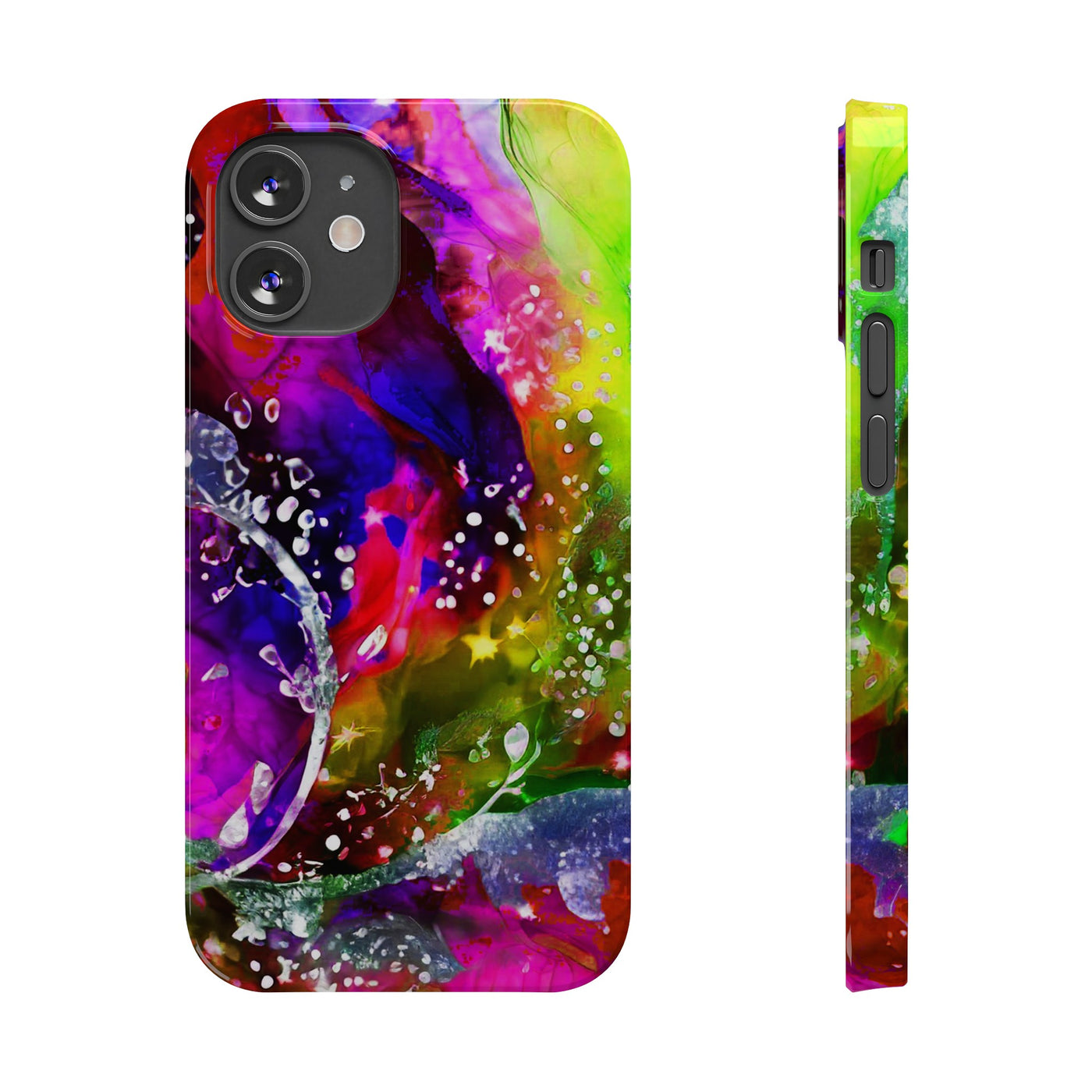 Slim Cute Phone Cases for Iphone  | iPhone 15 Case | iPhone 15 Pro Max Case, Iphone 14, Iphone 14 Pro Max, Iphone 13, Summer Marble Feast