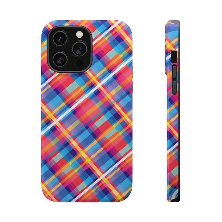 Checkered Plaid Magsafe Gift for Her Cute Phone Case for Iphone, | iPhone 16 | iPhone 15 Pro Max, Iphone 14 Pro Max, 13 12 11 10 9 8 7 - Studio40ParkLane