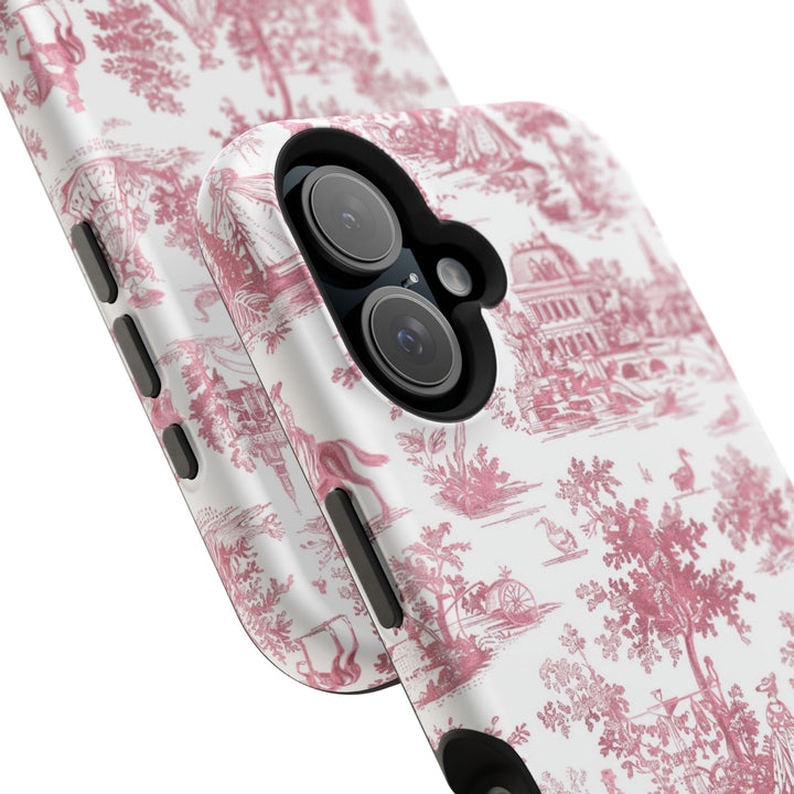 Magsafe French Toile Personalized Initial Custom Gift Cute Phone Cases for Iphone 16 Pro Max | iPhone 15, Pro Max Case, Iphone 14, 13, 12, 11, 10 - Studio40ParkLane