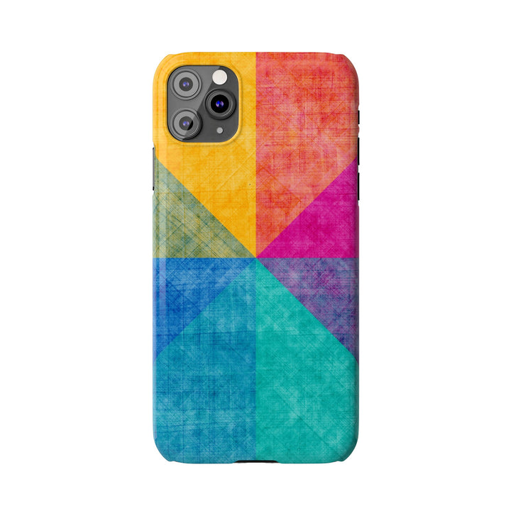 Slim Cute Phone Cases for Iphone | iPhone 15 Case | iPhone 15 Pro Max Case, Iphone 14, Iphone 14 Pro Max, Iphone 13, Abstract Colored Shapes - Studio40ParkLane