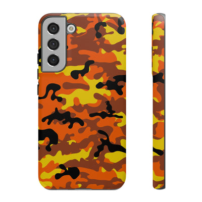 Cool Samsung Phone Case | Aesthetic Samsung Phone Case | Fall Camo | Galaxy S23, S22, S21, S20 | Luxury Double Layer | Cute
